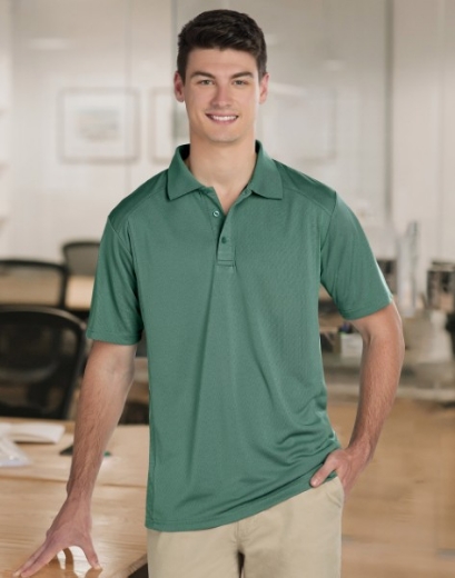 Picture of Winning Spirit Mens Lucky Bamboo Polo Shirt 50% Polyester 50% Bamboo